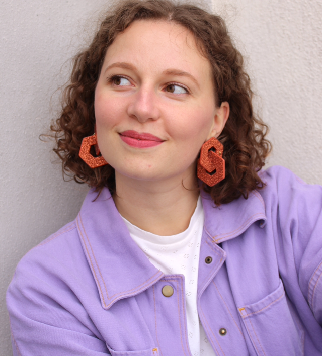 Astra • terracotta pailleté