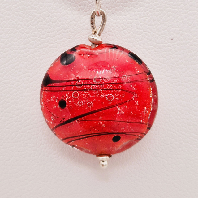 Pendentif Planète petit modèle rouge