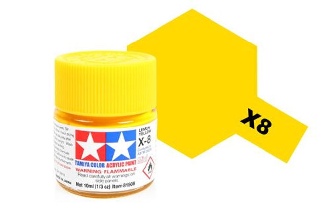 Acrylic Mini X8 Lemon Yellow