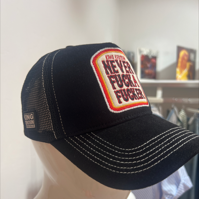 King Kerosin Trucker Cap "Never fuck a fucker" One size