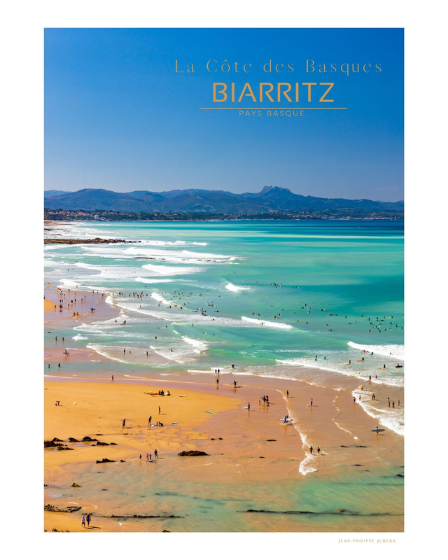 Affiche Photo Côte des Basques - Biarritz