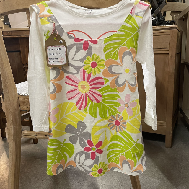 Robe Tablier Croisé Taille 4 ans