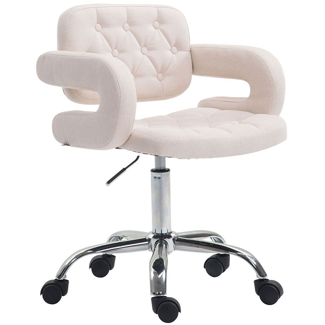 Arbeitshocker Neston, Stoff, Beige - Gratis-Versand