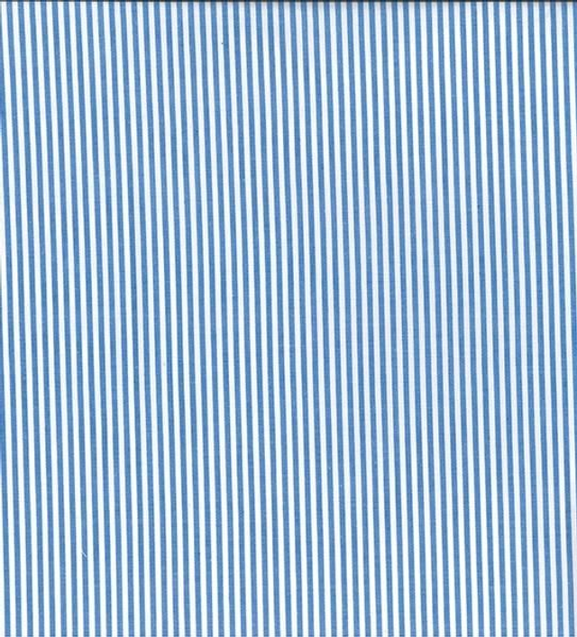 3mm Royal/White Striped Cotton