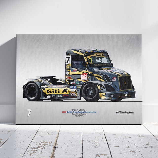 C251007 Volvo VNL British Truck Racing Championship 2025 Team Oliver #7 Stuart Oliver #7 BTRC