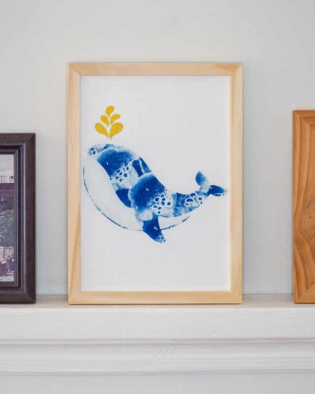 Baleine Fleurs de Digitale