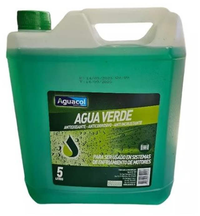 Agua Para Radiador Antocorrosivo Antioxidante Bidón 5 Litros