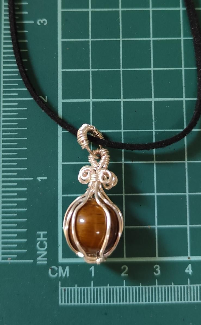 Tigers Eye Sphere Cage