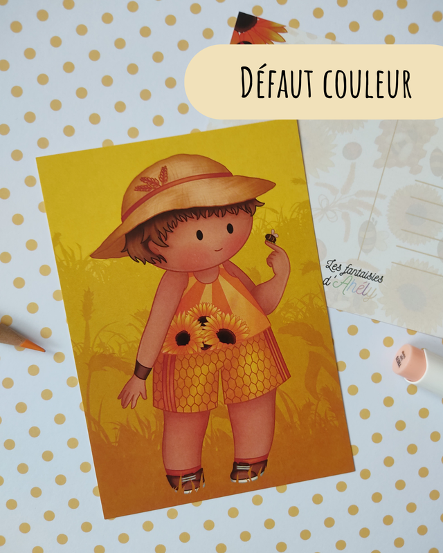 [Variation couleur] Carte postale Lénaïc