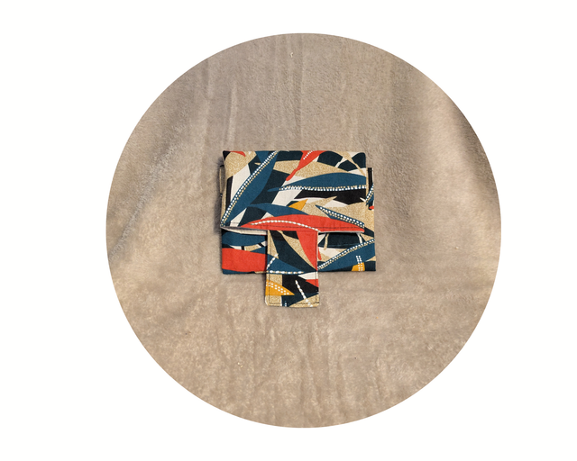 Pochette à sandwich fleurs colorées