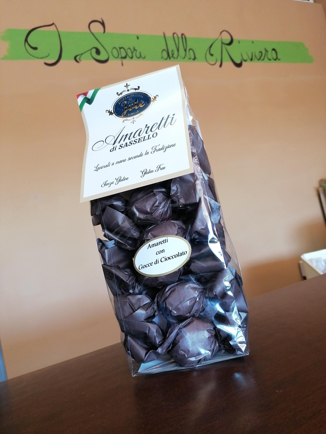 AMARETTI DI SASSELLO CON GOCCE DI CIOCCOLATO 250 GR