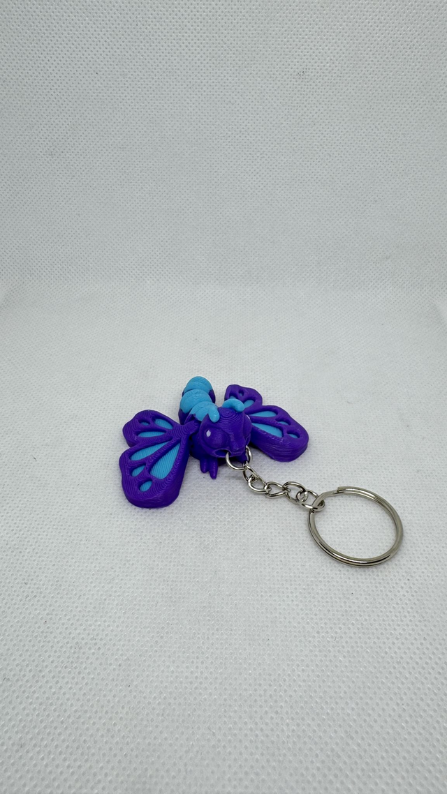 Porte clés papillon 