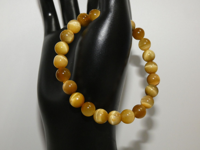 6mm Oeil de tigre dorée