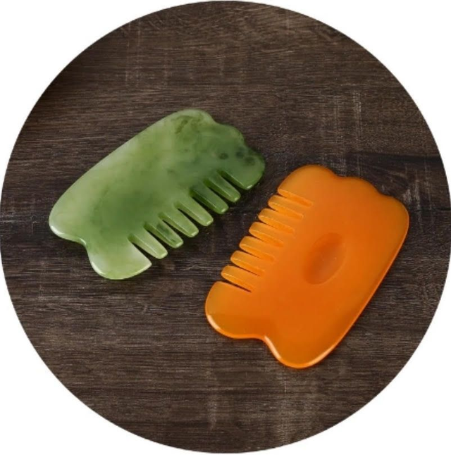 Guasha Kamm für Kopfhaut, Gesicht und Körper