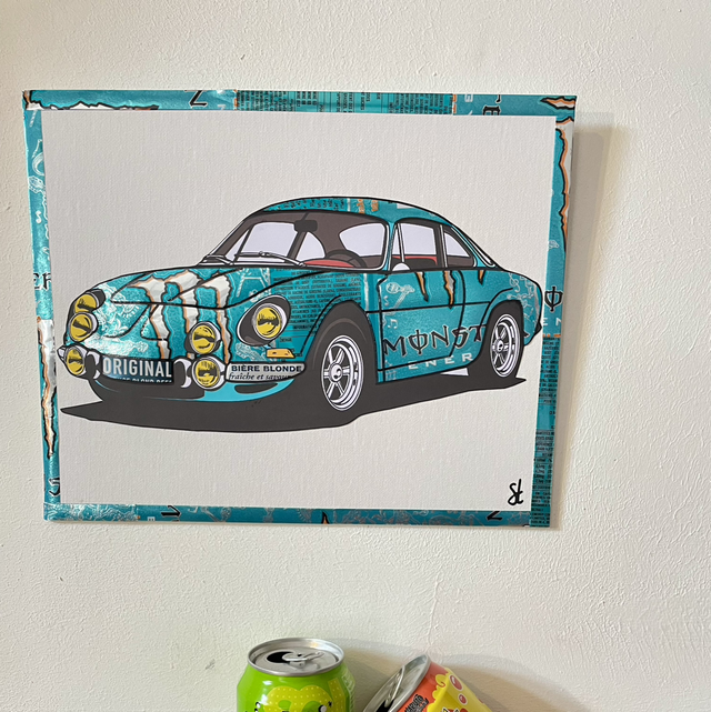 Tableau Alpine A110 vintage