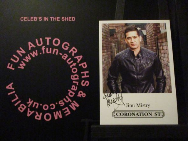 Jimi Mistry (Khalid Nasir) Original Coronation Street Pre-Print Cast Card