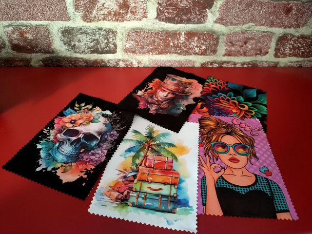 Petite lingette de nettoyage lunettes à personnaliser