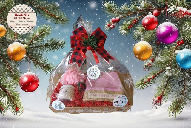 Panier Noël " Savon fouetté "