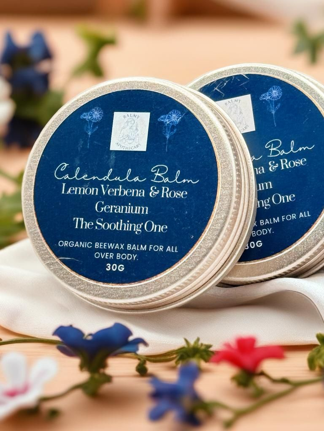 Calendula Balm (30g) - Lemon Verbena & Rose Geranium
