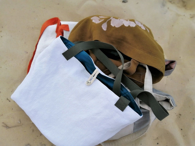 Sac cabas 35x45cm en lin recyclé