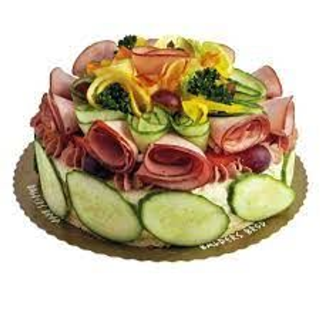 Smörgåstårta  skinka leverpastej