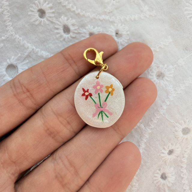 Mini Wildflower Bouquet Charm