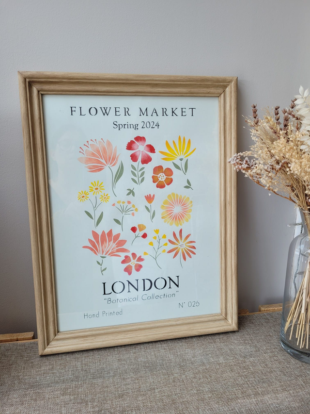 Affiche "Flower Market"
