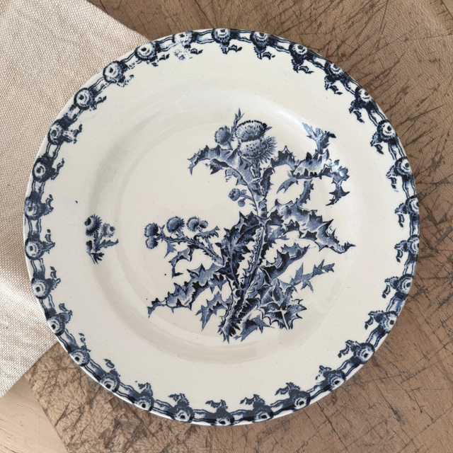 Assiettes Gien Chardons (x6)