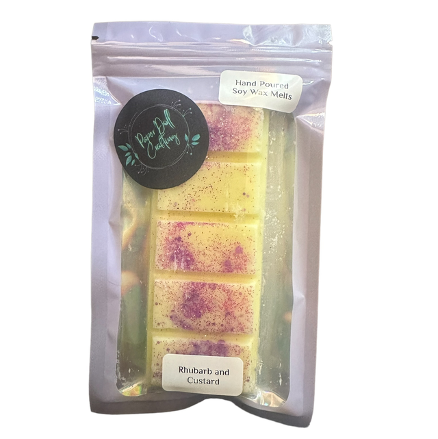 Soy Wax Melt Large Bar - Rhubarb &amp; Custard
