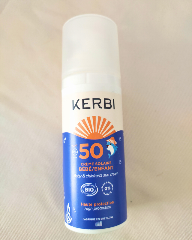 Crème solaire bio Kerbi SPF 50 Bébé / Enfant 