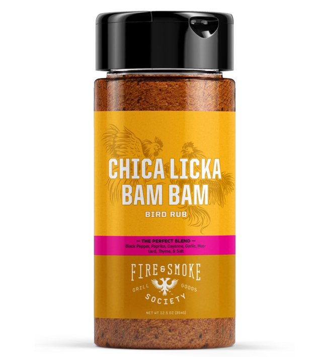 Fire & Smoke Chica Licka Bam Bam Bird Rub 354g