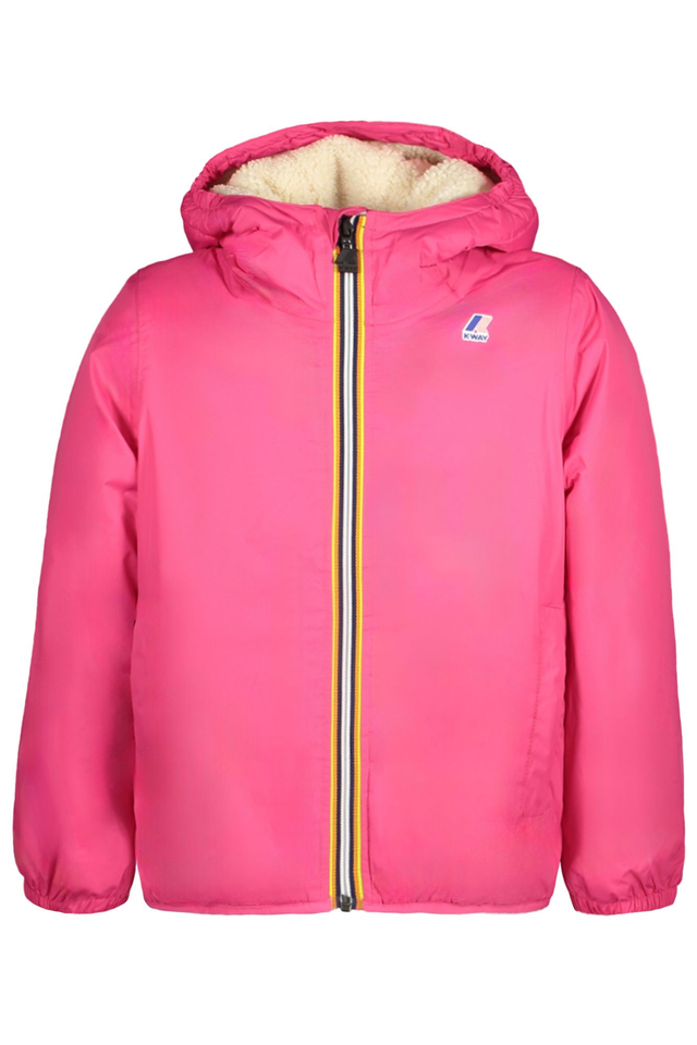 9085K-WAY GIUBBOTTO BAMBINA ROSA