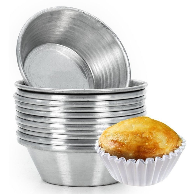 Formas para empadinhas 7cm Inox  (2 un)