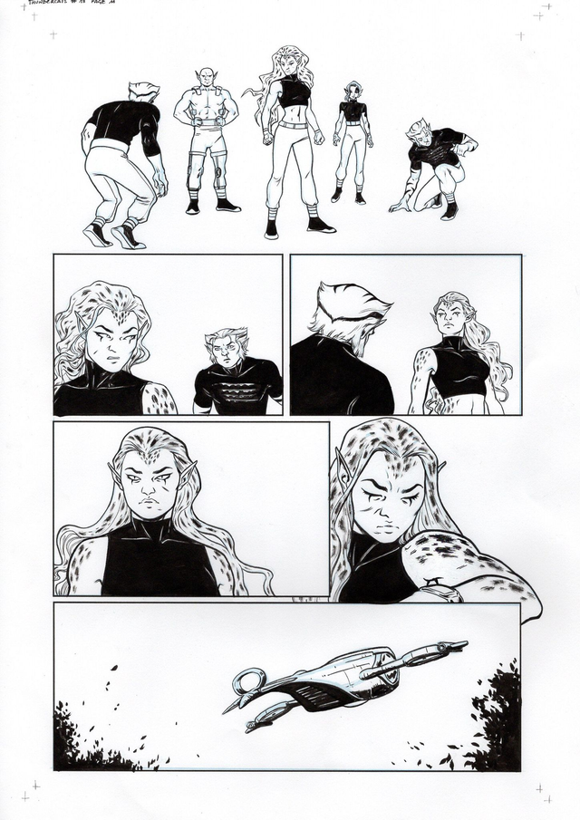 08/2025 - ThunderCats #18 Page 11- ORIGINAL, A3 (11.7x16.5)