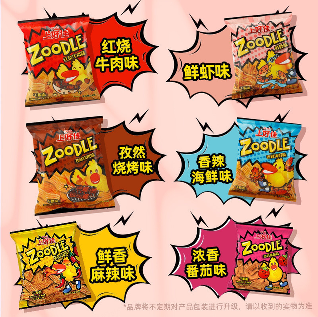 snack shanghaojia 上好佳干脆面 