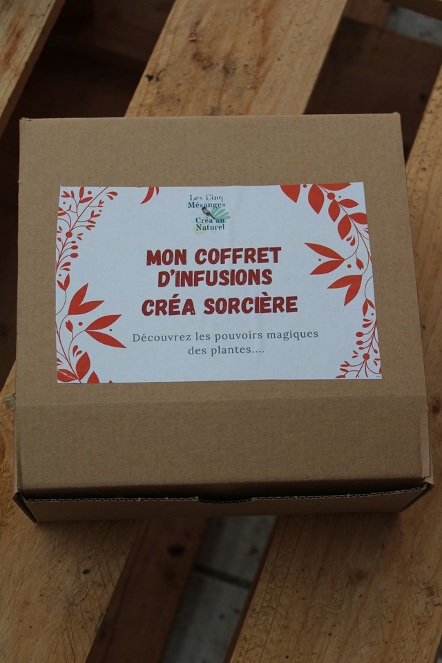 🌿 Coffret d’Infusions Créa Sorcière – Amour • Chance • Protection 🔮