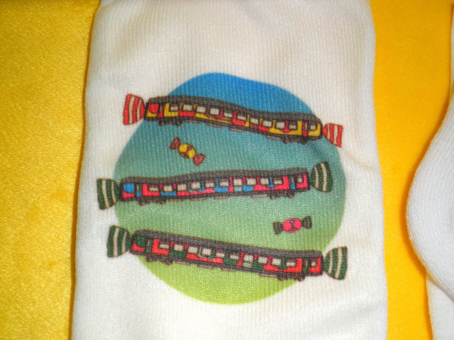 Chaussettes Bonbon-train
