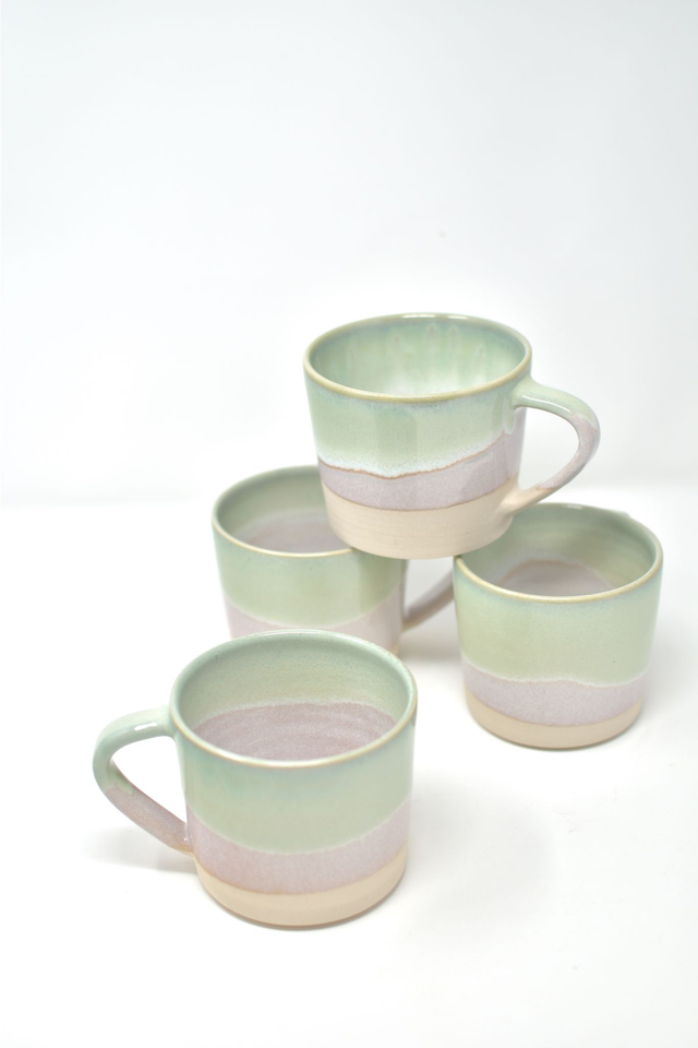 Large Mug Coastline Green