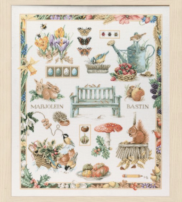 Counted Cross stitch collage by Lanarte