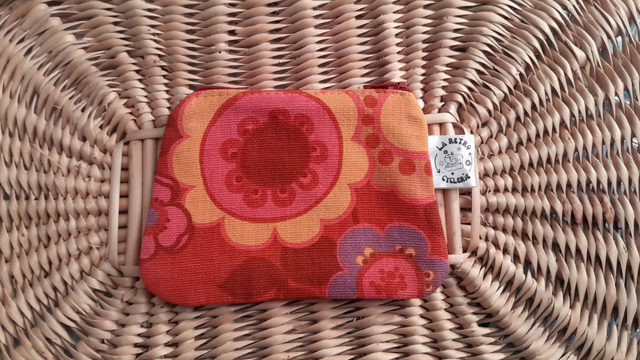 Mini pochette/porte-monnaie rose