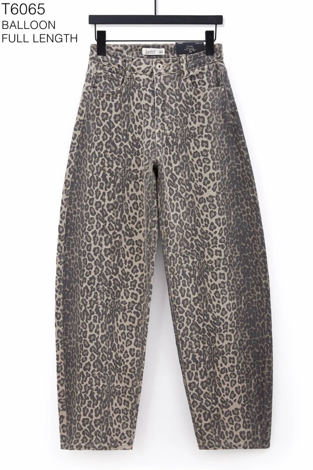 Ballon jeans leopard