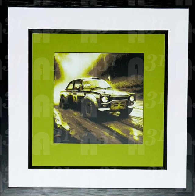 407. Ford Escort 3D Art