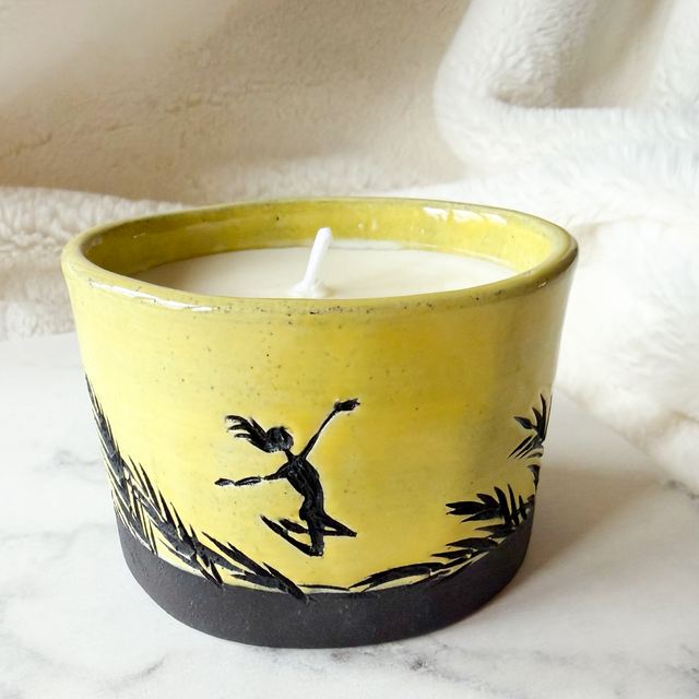 Bougie à message secret « rêve ta vie en couleurs… »