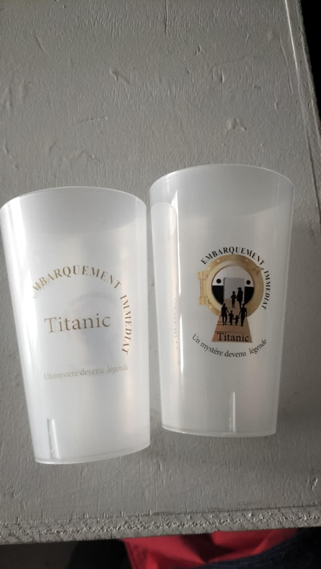 gobelet embarquement immédiat
