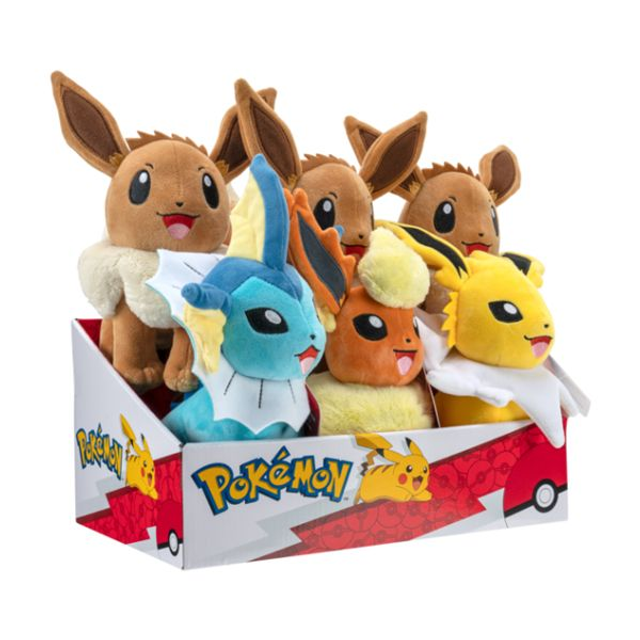 Pokemon 8" Assortment Plush - Eevee Evolutions