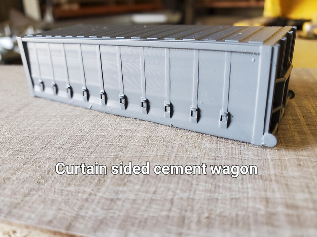 Pallet cement wagon (curtain sided)