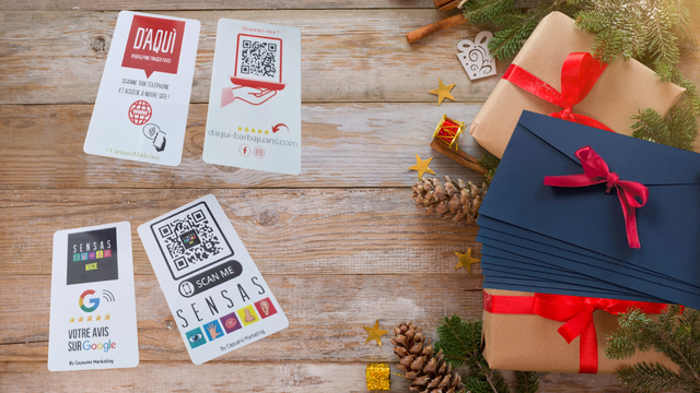 DUO - CARTE AVIS GOOGLE + CARTE DE VISITE