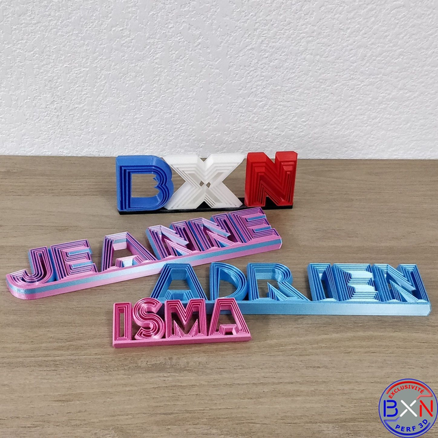 Texte articulé personalisable