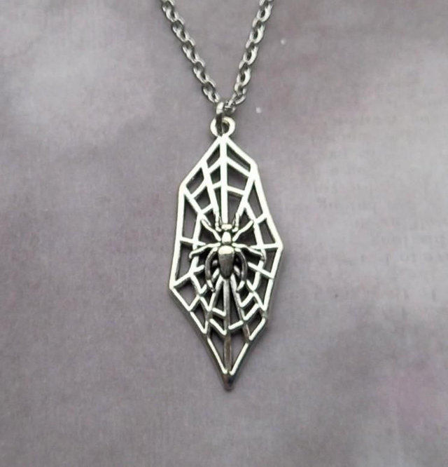 Spider Web Necklace 