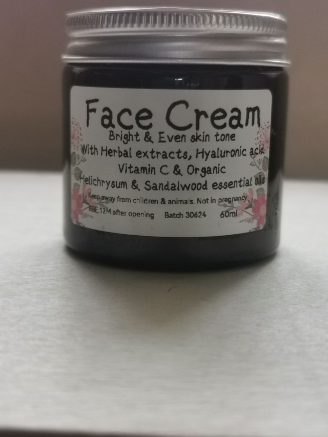 Face Cream-Bright &amp; Even Skin tone    60ml